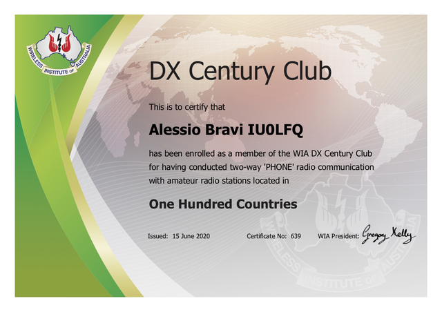 DXCC Phone #639